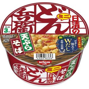 日清食品 どん兵衛 天ぷらそばミニ 東 46g×12個｜pink-express