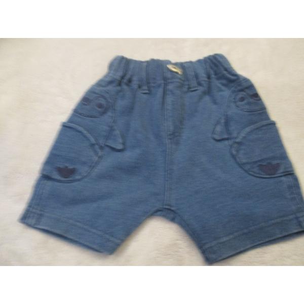 ☆【郵便(クリックポスト)対応】BIT'Z（ビッツ）ペンギンポケットショートパンツ インディゴ 90...