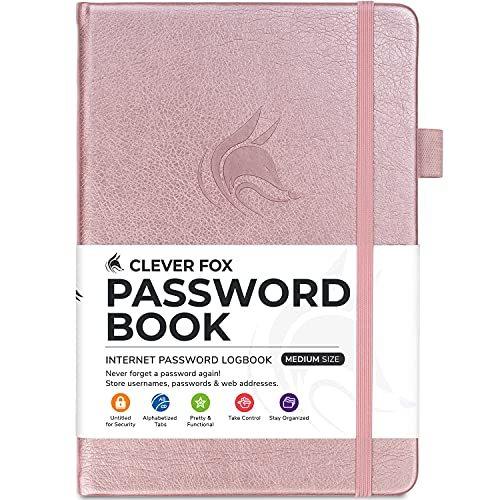 Clever Fox パスワードブック 5.0 x 7.5 Inch