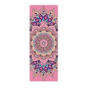 SHYPYG 1.5mm Sweat-absorbent Suede Yoga Mat Gym Ho...