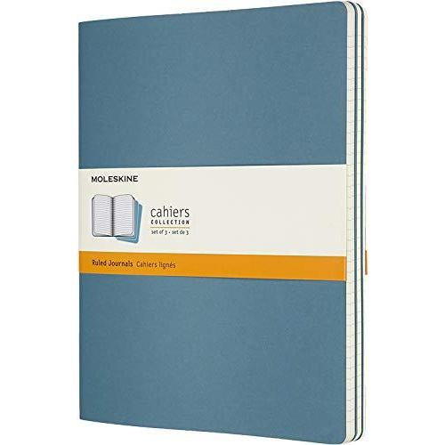 Moleskine Cahier Journal, Extra Large, Ruled, Bris...