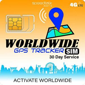 SpeedTalk モバイルGPSトラッカー 世界的なSIMカード - 4G追跡デバイスロケーターに対応 - 200カ国でカバー｜pinkcarat