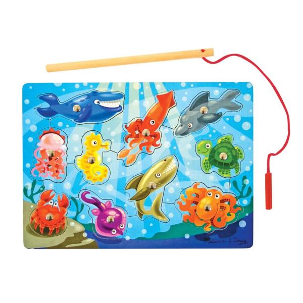 Melissa&amp;Doug(メリッサ&amp;ダグ)マグネットゲーム 魚釣り MD3778 3才~