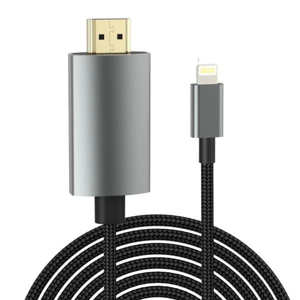 Apple MFi認証  Lightning - HDMI デジタル AVアダプター 5フィート H...