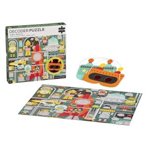 Petit Collage Robot Factory Decoder Children’s Puzzle, 100-Pieces  Jigsaw