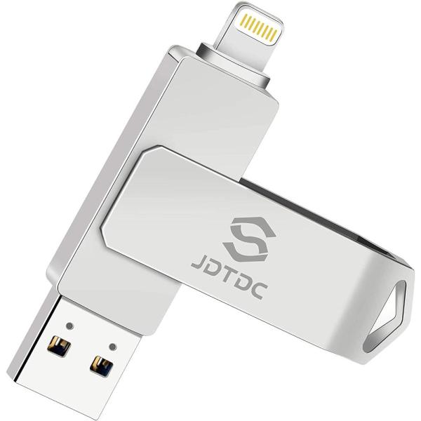 Apple MFi 認証128GB iPhone USBメモリ フラッシュドライブ iPhone S...
