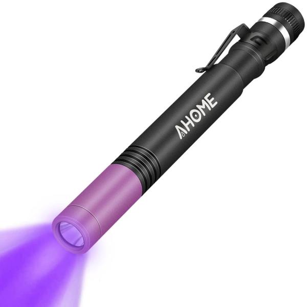 AHOME P2 USB Rechargeable Pen UV Flashlight, 395nm...