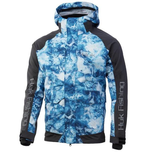 HUK mens Tournament Jacket | Wind &amp; Water Proof Ra...