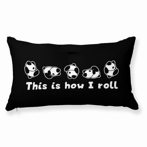 HUYAW This is How I Roll Panda Throw Pillow Cover,...