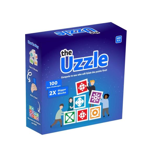 The Uzzle 2.0 ボードゲーム 人気のファミリーボードゲーム 大人&amp;大人に最適 パターンブ...