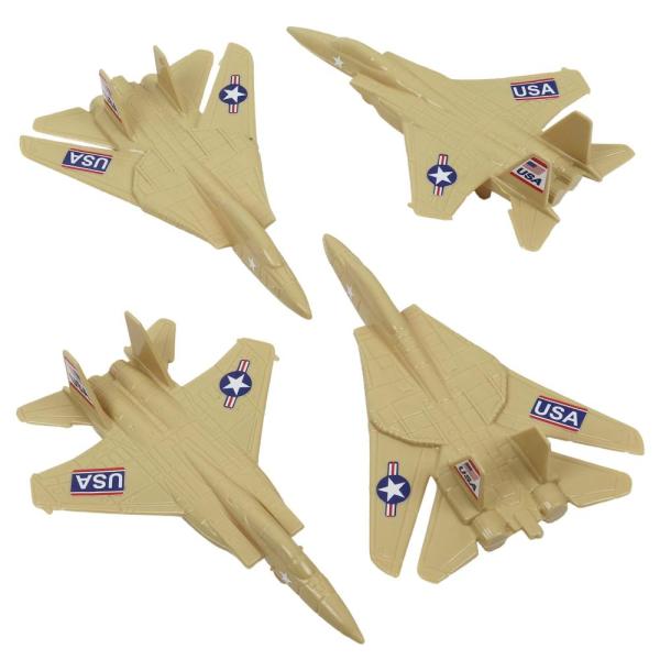 TimMee Plastic Army Men Combat Fighter Jets - 4pc ...