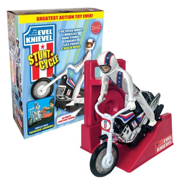 Evel Knievel Stunt Cycle - The Amazing Wind Up and...