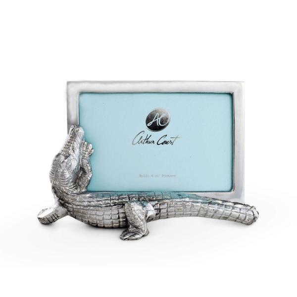 Arthur Court Designs Aluminum Alligator Photo Pict...