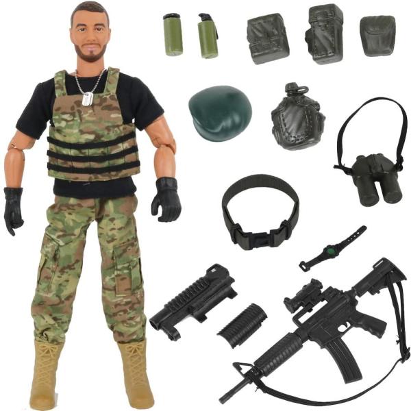 Click N Play Military Green Beret Elite Force Swat...