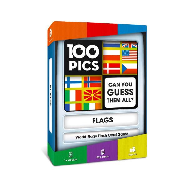 100 PICS Flags of The World Travel Game - Learn 10...