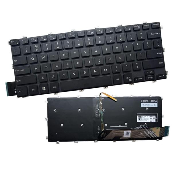 ノートパソコン交換用USレイアウトバックライトキーボード Dell Inspiron 5480 54...