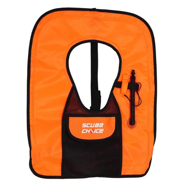 (Large) - Scuba Choice Adult Orange Snorkel Vest W...