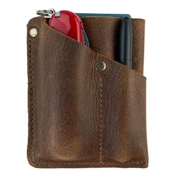 Hide &amp; Drink, Front Pocket Wallet Handmade from Fu...