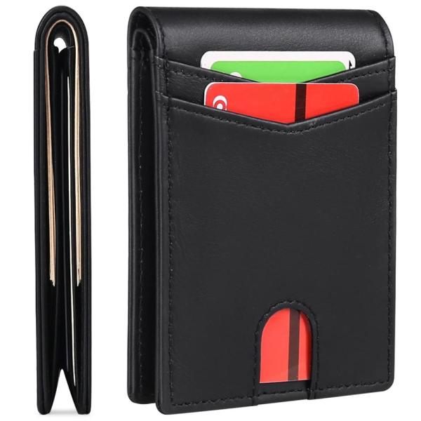 FALAN MULE Mens Wallet Slim RFID Blocking Bifold F...