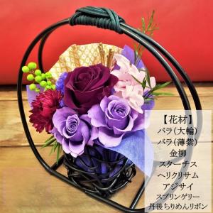 プリザーブドフラワー 誕生日 花 4月 プレゼ...の詳細画像2