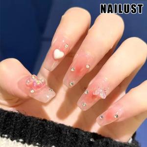 ネイル チップ かわいいデザイン ネイルシール 付け爪 つけ爪 雰囲気感 高級感光沢感貼るだけ簡単ネイル．オシャレ3d優雅上質 艶タイプ．繰り返す利用可能 ネイ