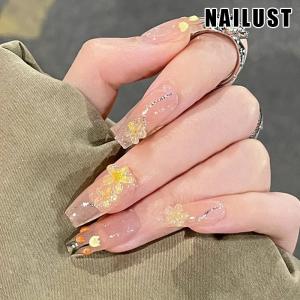 ネイル チップ かわいいデザイン ネイルシール 付け爪 つけ爪 雰囲気感 高級感光沢感貼るだけ簡単ネイル．オシャレ3d優雅上質 艶タイプ．繰り返す利用可能 ネイ