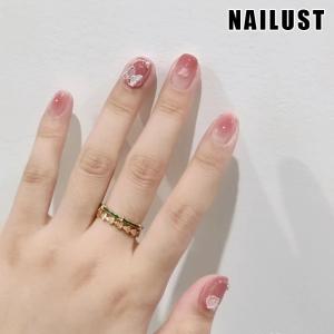 ネイル チップ かわいいデザイン ネイルシール...の詳細画像2