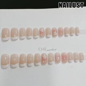 ネイル チップ かわいいデザイン ネイルシール...の詳細画像1