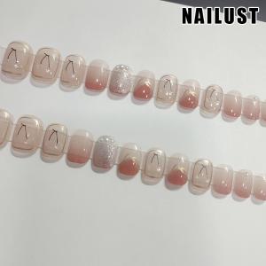 ネイル チップ かわいいデザイン ネイルシール...の詳細画像1