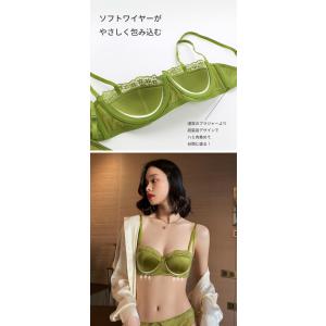 ブラショーツセット補正 谷間 ワイヤー入りブラ...の詳細画像3