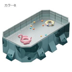 支え板付き 折り畳み プール 家庭用 ビニール...の詳細画像2