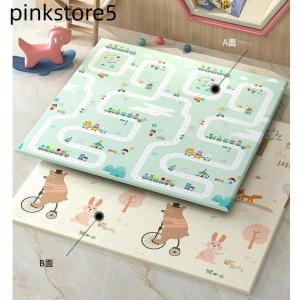 大判 2cm極厚 防水 ベビーマット 図形認知 プレイマット