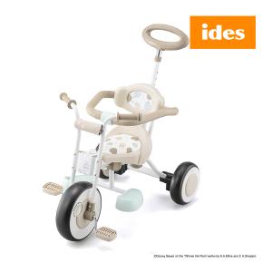 三輪車 1歳 2歳 3歳 手押し棒付き ナチュラ...の商品画像