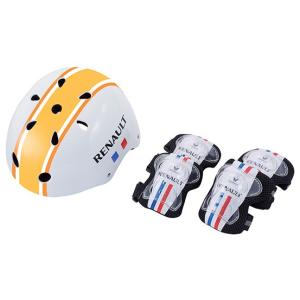 正規品 子ども用ヘルメット ルノー プロテクター3点セット オレンジ ジック ヘルメット ひじ ひざ パット 子供用 キッズ 安心 安全 プレゼント ギフト kids baby