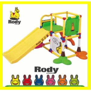 ローヤル 3572 ロディ  ジム＆すべり台 RODY 遊具 子供 キッズ コンパクト 室内 幼児 おもちゃ * baby｜pinkybabys