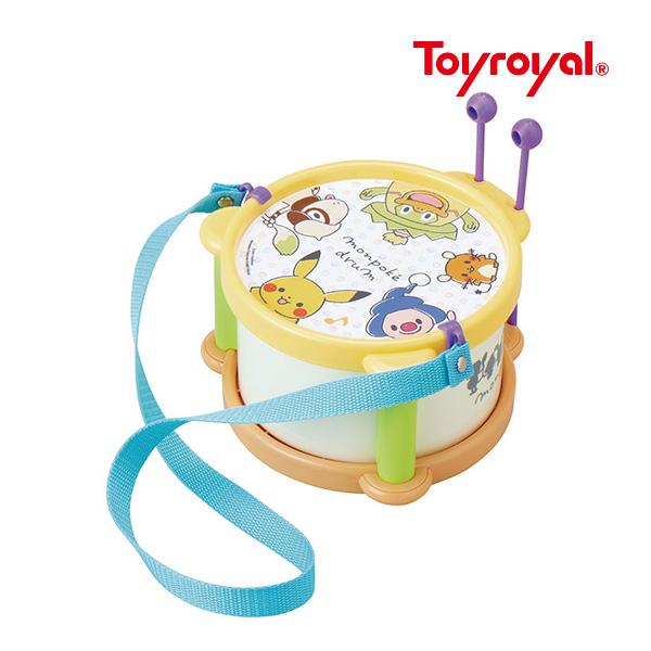 楽器のおもちゃ モンポケ ドラム 6065 トイローヤル 知育玩具 子供 こども 孫 キッズ kid...