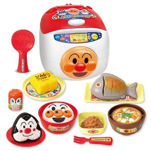 ままごと アンパンマン おもちゃ おにぎりもギュッ シューッとたけたよ！おしゃべりすいはんきと元気100ばいSP 和食セット 3歳 4歳 プレゼント 誕生日