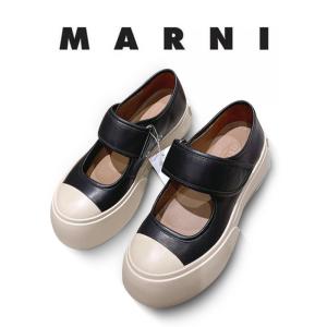 MARNI マルニ リングピアス スクエアトゥ コインローファー ブラック  