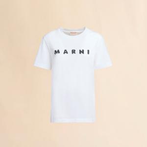 MARNI マルニ ホワイト ジャージー Tシ...の詳細画像1