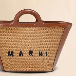MARNI マルニ ブラウン ショルダーバッグ...の詳細画像3