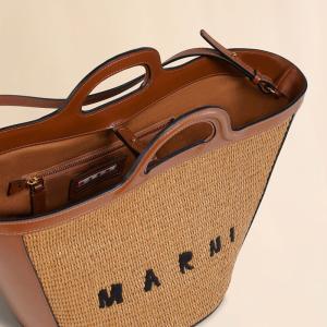 MARNI マルニ ブラウン ショルダーバッグ...の詳細画像4