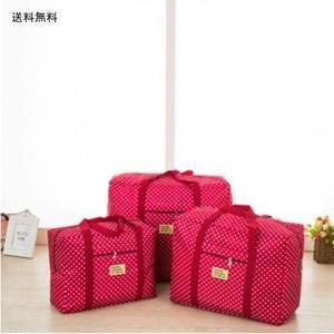 ボストンバッグ 旅行バッグ キャリーオンバッグ 折りたたみ 大容量トラベル 収納バッグ ショルダーバッグ 軽量 側面ポケット 防水 ボーダー柄 水玉柄 水収納便利