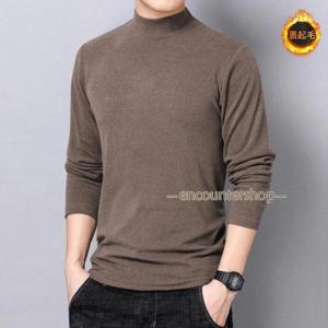 長袖Tシャツ メンズ ハイネック tシャツ イ...の詳細画像3