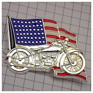 ピンバッジ・ハーレーダビッドソン二輪バイク HARLEY-DAVIDSON FAT-BOY