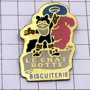 ピンバッジ・長靴をはいた猫 LE-CHAT-BOTTE FRANCE◆フランス限定ピンズ◆レアなヴィンテージものピンバッチ