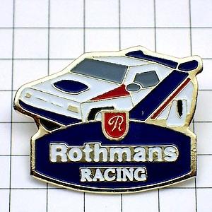 ピンバッジ・三菱ラリーレース車ロスマンズ煙草 ROTHMANS ENGLAND MITUSBISHI...