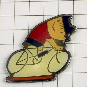 ピンバッジ・バルセロナ五輪コビ自転車 COBI BARCELONA-1992 SPAIN◆フランス限定ピンズ◆レアなヴィンテージものピンバッチ