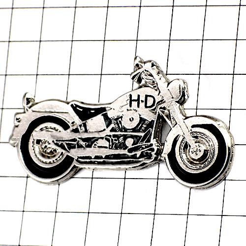 ピンバッジ・ハーレーダビッドソン二輪バイク HARLEY-DAVIDSON FAT-BOY◆フランス...