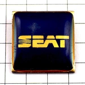 ピンバッジ・セアト車ロゴ四角 SEAT SPAIN VW VOLKSWAGEN GERMANY◆フランス限定ピンズ◆レアなヴィンテージものピンバッチ