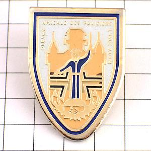 ピンバッジ・ポリス警察の紋章◆フランス限定ピンズ◆レアなヴィンテージものピンバッチ